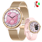 Smart Watch for Women(Call Make Answer), Multifunctional Smartwatch with 100+ Sports Modes Music Play Weather Forecast IP68 Waterproof  Watch DIY Watch Face Gifts for Women Mum